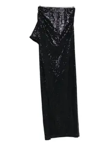 Асимметричная юбка Cubagua, украшенная пайетками IRO, черный