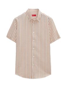 Рубашка на пуговицах классического кроя D’S Damat, бежевый/песочный