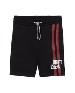 Черубино Сплошные шорты с принтом Drift Crew Cherubino, черный