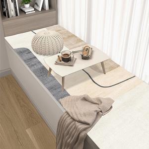 Budis Ковер 70х150 см из искусственной шерсти для спальни/балкона/эркера, всесезонный, толстый, нескользящий