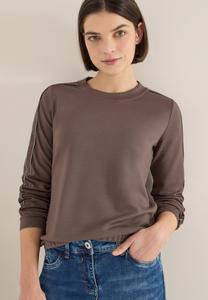 Топ Cecil Long sleeved top, Beige/Brown