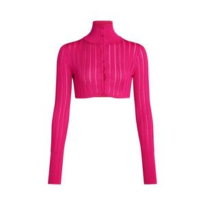 Топ Alaïa Crinoline Cardian, Bougainvillea