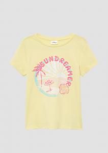 s.Oliver Футболка в лимонном цвете