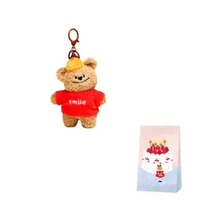 Dolls and bears dance Плюшевый кулон белый медведь высота 12см