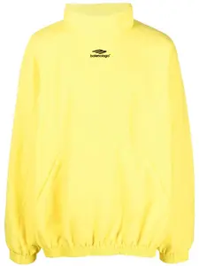 Толстовка оверсайз с логотипом BALENCIAGA, желтый