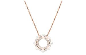 Swarovski Кулон на шею для женщин с розовым золотым покрытием Major