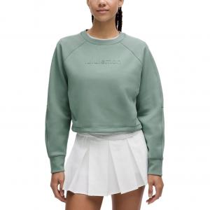 Облегающий укороченный свитшот женский Lululemon, синий