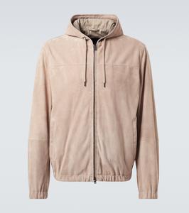 Кожаная куртка-бомбер Herno, Tortora