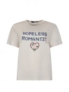 Футболка с принтом Weekend Max Mara, бежевый