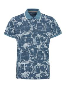 Рубашка поло BLEND Shirt, цвет dusty blue/light blue