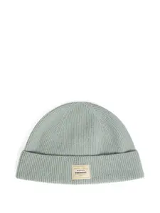 Шерстяная шапка бини Benny в рубчик Bonpoint, синий