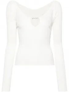 Топ Le Haut Pralu в рубчик JACQUEMUS, белый