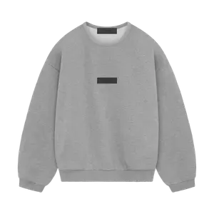 Толстовка Fear of God Essentials Kids Crewneck, цвет Dark Heather Oatmeal