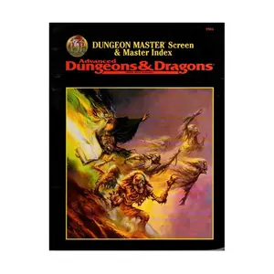Dungeon Master Index, Advanced Dungeons & Dragons (2nd Edition) - Dungeon Master's Books, мягкая обложка