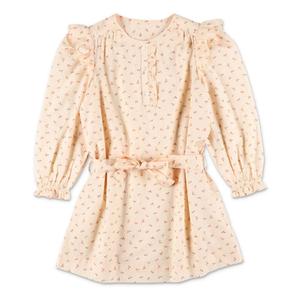 Bonpoint Девочки Платье с принтом вишни Tosca, розовый