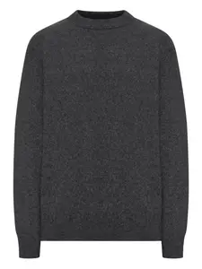 Свитер с круглым вырезом Roberto Collina, серый