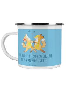 Кофейная кружка в честь 30-й годовщины свадьбы, жемчужная годовщина свадьбы... небесно-голубого цвета Mr. & Mrs. Panda