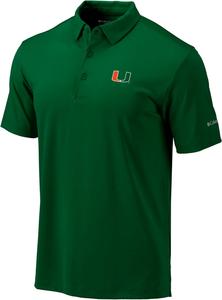 Columbia Univ of Miami Hurricanes Golf мужская легкая повседневная поло для гольфа, Forest