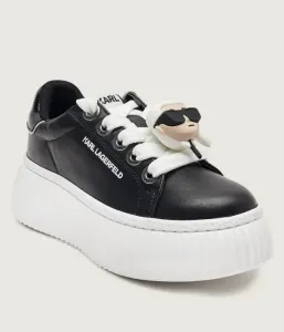 Кожаные кроссовки KREEPER LO Karl Lagerfeld, черный