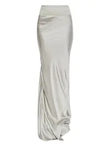 Юбка с резинкой на талии Rick Owens, нейтральный