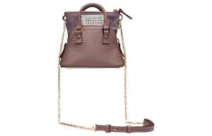 Maison Margiela Женская розовая сумка через плечо из кожи коровы