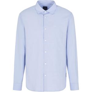 Футболка с вышитым логотипом ARMANI EXCHANGE, синяя