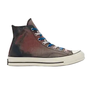 Кроссовки Converse Chuck 70 High 'Tie Dye Plaid', синий