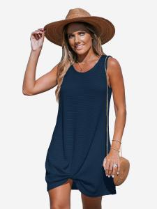 Пляжное платье Cupshe, темно-синий