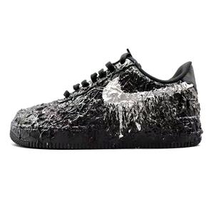 Кроссовки для скейтбординга Air Force 1 Abrasion Resistant низкие унисекс Nike, черный