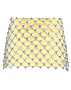 Мини-юбка The Attico, лаймовый