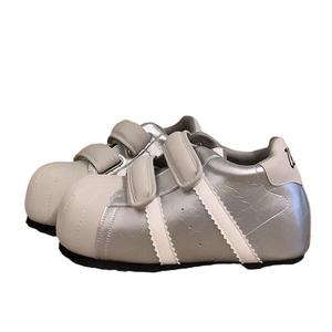 GULIA Женские повседневные кроссовки с низким верхом и устойчивостью к истиранию German Army Trainer Silver, цвет German Army Trainer Silver