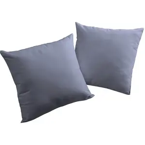 Декоративные подушки Newbury, наволочки без наполнителя, набор из 2 шт. Wirth, Mittelblau + unifarben