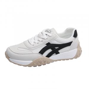 SUPEREDGE Женские противоскользящие износостойкие кеды низкие бело-зеленые, цвет White Green