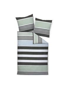 Janine Постельное белье Davos темно-зеленого цвета