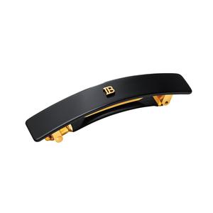 Заколка для волос hc cellulose acetate barrette pour cheveux medium black Balmain Hair, medium