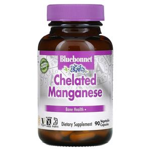 Bluebonnet Nutrition Хелатированный марганец 90 капсул