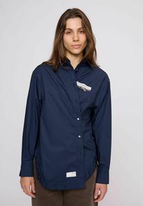 Блуза Odd Molly Button-down blouse, Navy/Dark Blue