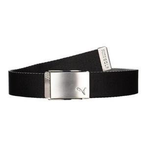 PUMA Мужской тканевый ремень черный шириной 3.7 см, Black