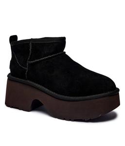 Ботинки зимние UGG Classic Ultra Mini New Heights, черный
