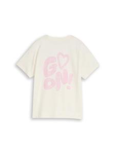 TOM TAILOR Футболка в светло-бежевом цвете