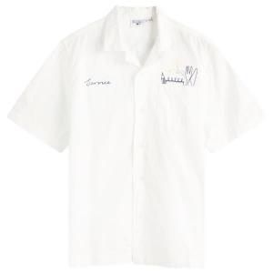 Рубашка с вышивкой для отпуска Necessities Service Works, белый