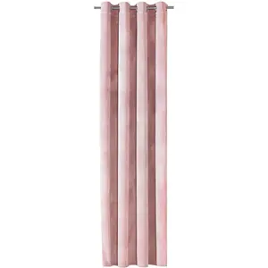 Герстерская штора «Фенья», (1 шт.), штора на люверсах из бархатной ткани Gerster, цвет rosé