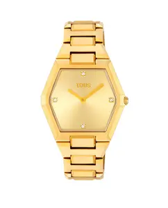 Аналоговые часы Karat с золотым стальным браслетом IPG Tous, золотой