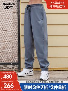 Брюки спортивные Reebok в стиле ретро, светло-серый