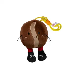 Креативная милая плюшевая подвеска в виде кофейных зерен и кофейной мякоти, высота 15см PUDOWRABBIT