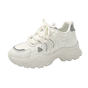 Скользоустойчивые кроссовки Chunky для женщин YANGQIYINGTAO, белый