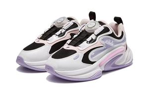 Детские беговые кроссовки с амортизацией FILA KIDS низкие однотонные нежно-розовые для детей 3-7 лет искусственная замша