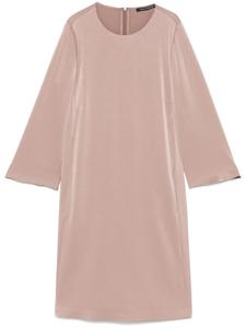 Luisa Cerano атласное платье мини, коричневый