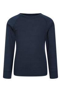 Термофутболка Mountain Warehouse Talus Base Layer с круглым вырезом, темно-синий
