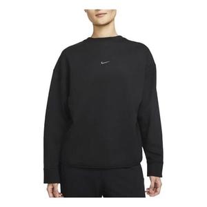 Свитер yoga luxe casual sports round neck pullover hoodie black Nike, черный
